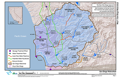 map of San Diego watershed