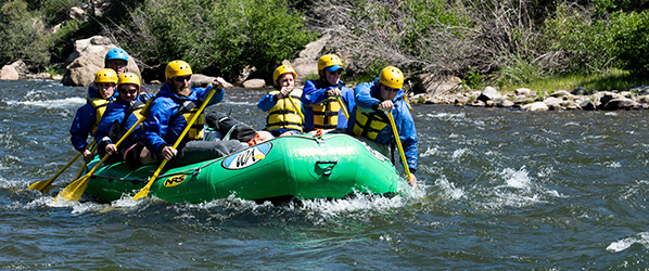 photo of children in canoe