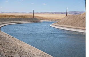 Canal system, part of the Central Valley Project
