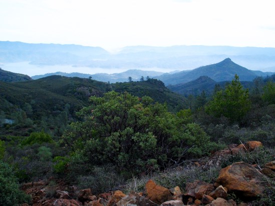 photograph of Sugarloaf Peak and Lake; click for larger photo