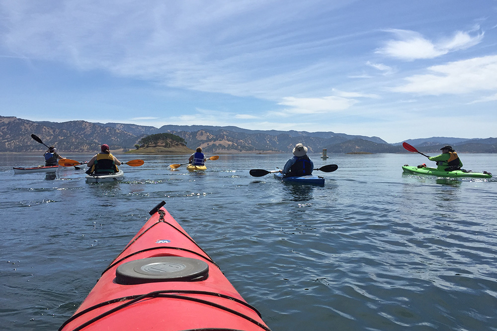 Kayaking Lake Berryessa