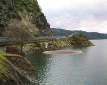 image of the Morning Glory Spillway; click for larger photo