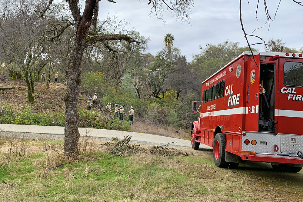 CAL FIRE crew begin shaded fuel break project in Granite Bay (photo by Reclamation)