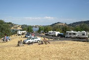 interactive image:  photo - camping at New Melones; click for larger photo