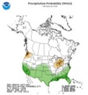 NOAA website Precipitation Probabilities
