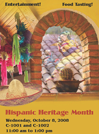 Interactive Graphic - click to see the multimedia production of our Hispanic Heritage Month celebration