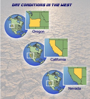 Interactive Graphic depicting how water storage is declining