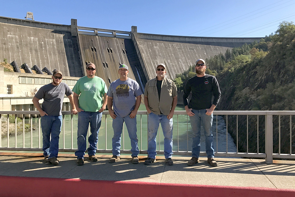 From left to right: Nick Fiscus, Ben Pearson, John Silva, Mark Behnke and Steve Scates