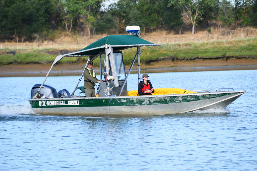 USGS research boat