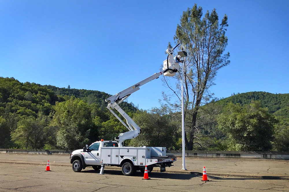 Shasta Dam LED installation