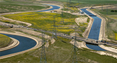 Ariel view of the Delta-Mendota Canal/California Aqueduct Intertie Project and Pump Station, Wednesday, May 2, 2012