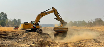 Project site excavation