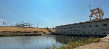 The C.W. “Bill” Jones Pumping Plant is located near Tracy
