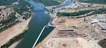 Ariel view of Red Bluff Pumping Plant
