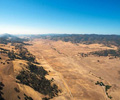 aerial view of the proposed Sites Reservoir
location in Glenn and Colusa counties