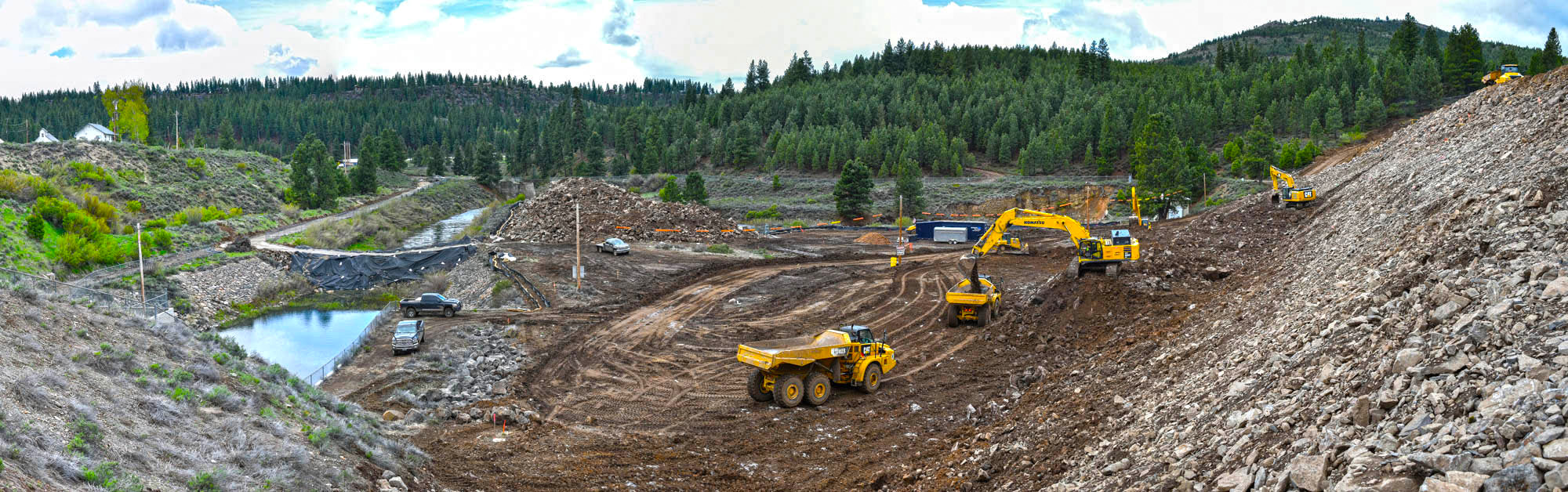  Boca Dam construction panoramic