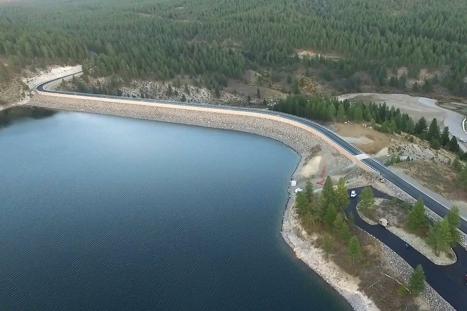 Stamped Dam aerial photo