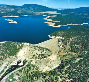 Stampede Dam on the Little Truckee River