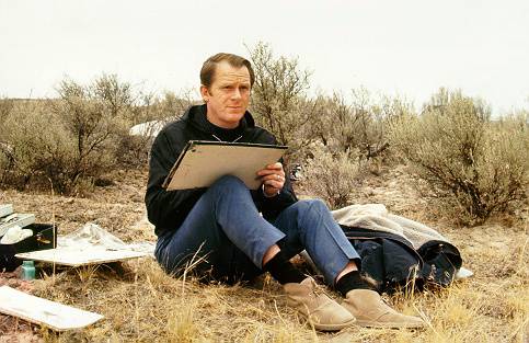 Artist James Dean at Grand Coulee, Washington