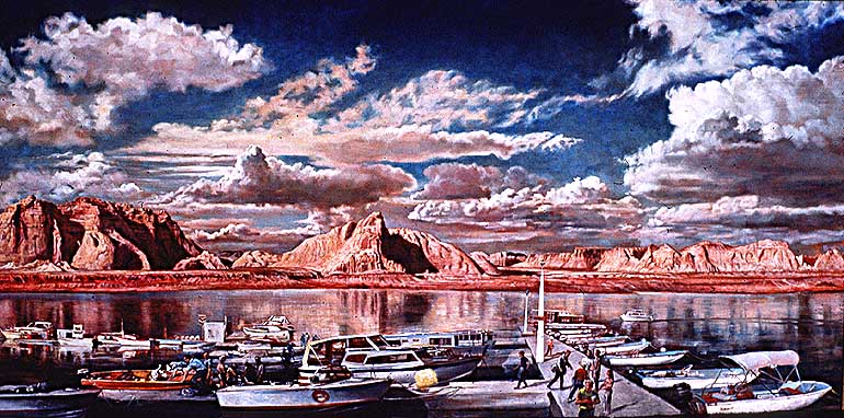 Wahweap Marina on Lake Powell