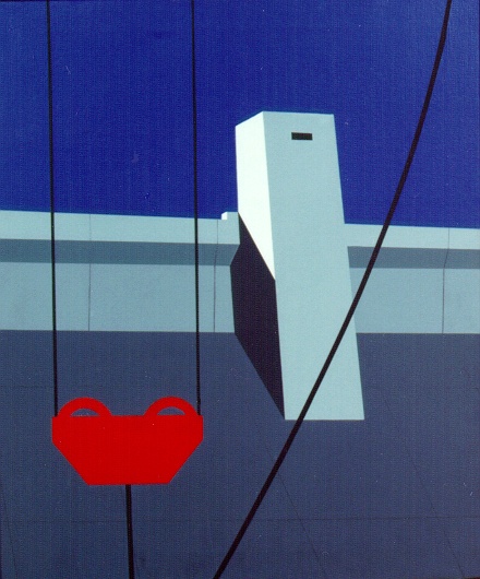 A graphic image of a dam