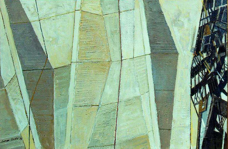 Patterns of finished concrete at the Third Powerhouse, Grand Coulee Dam