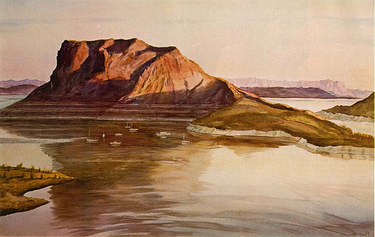 Elephant Butte Lake on the Rio Grande River