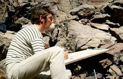 Artist Arthur Smith at Owyhee

Reservoir, Montana