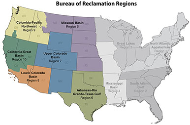 Bureau of Reclamation Regions