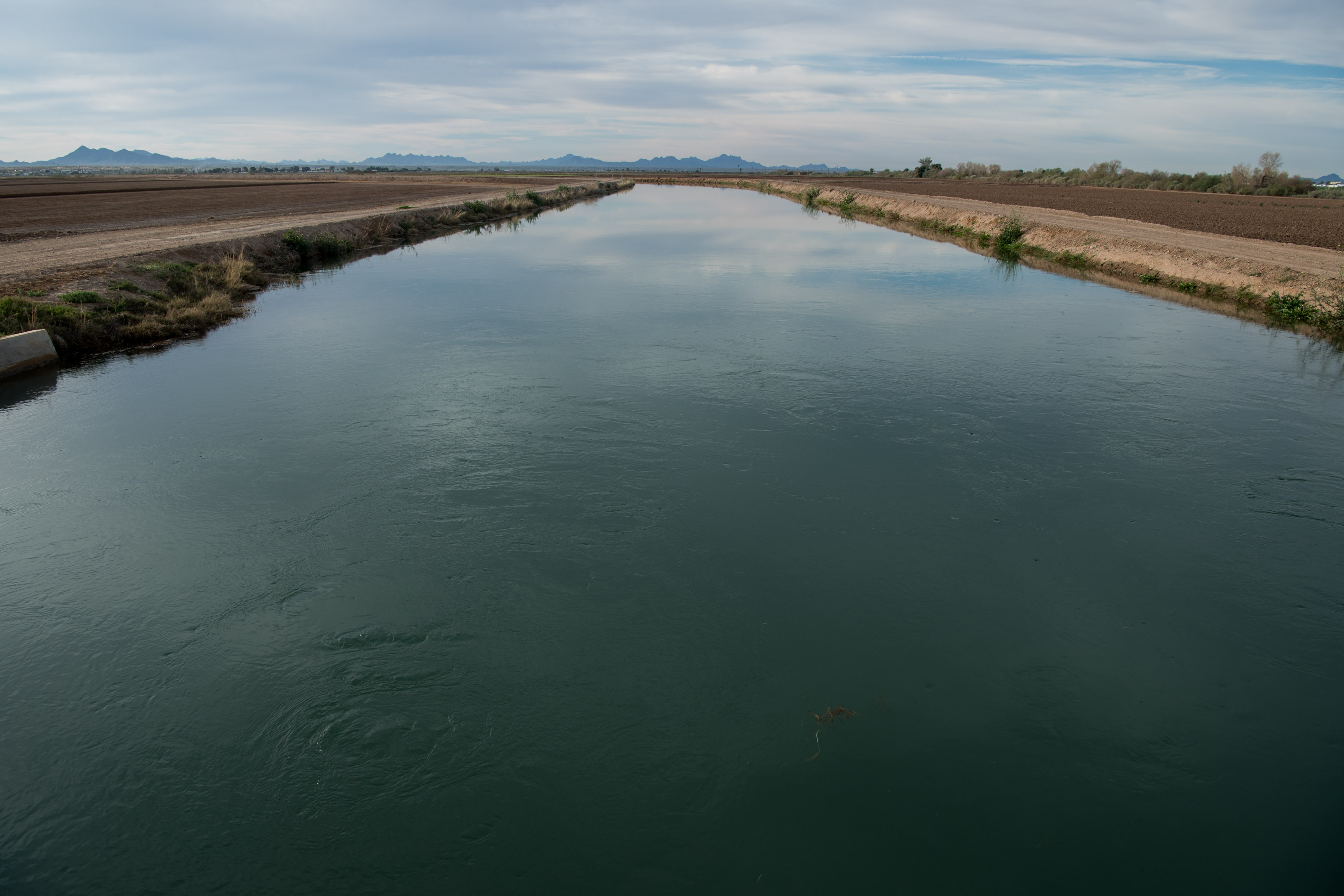 A canal in the Western United States. Reclamation will be provided $1.66 billion annually to support a range of infrastructure improvements for the next five years.