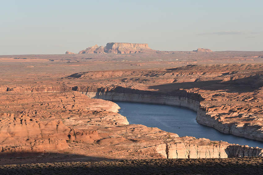 Scenic view of Wahweap at Lake Powell