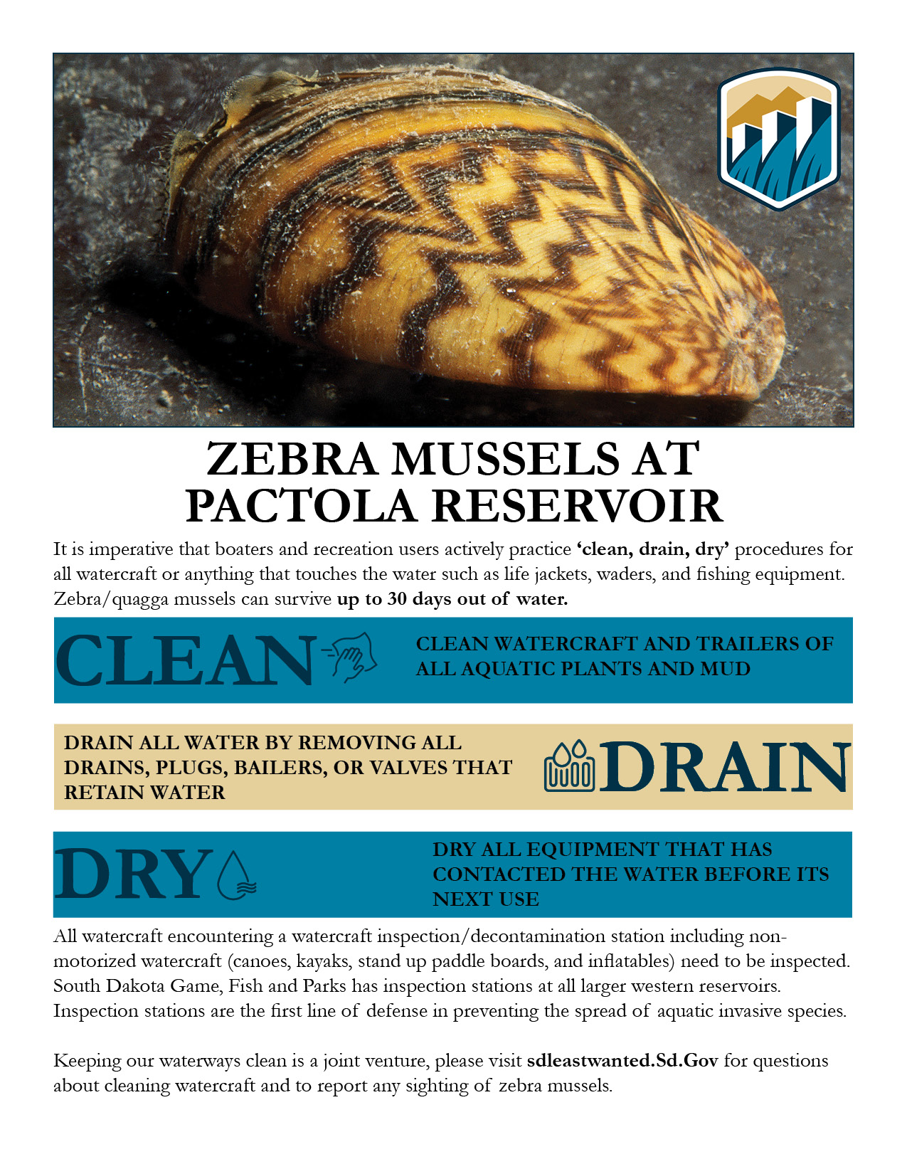 Public Service Announcement Zebra Mussels
