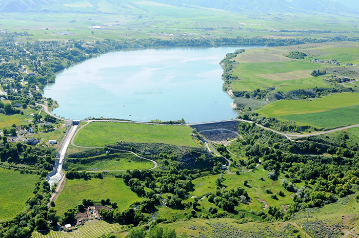 Hyrum Dam and Reservoir, Hyrum, Utah