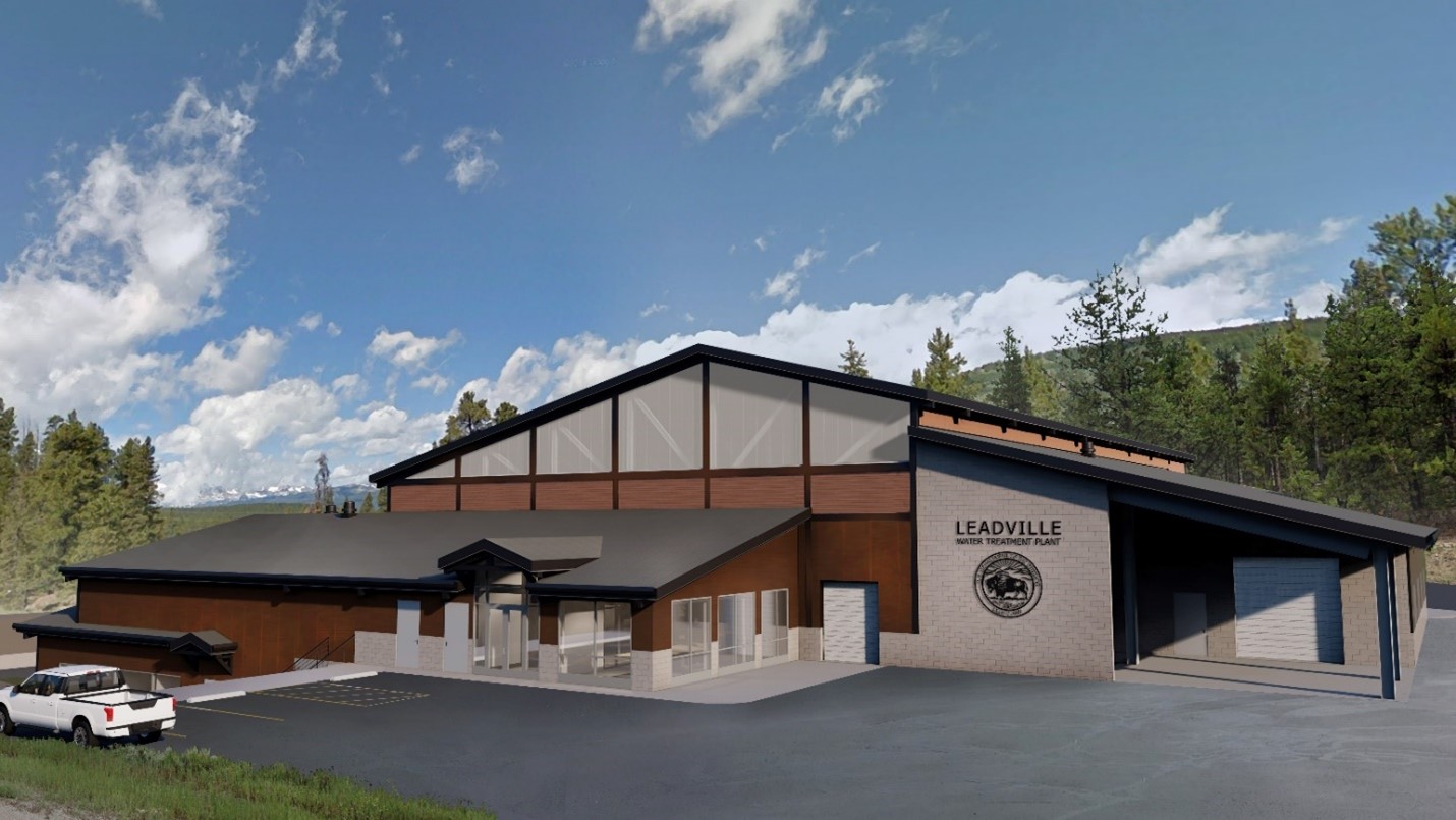 An artists rendering of the new Leadville Mine Drainage Tunnel Treatment Plant.