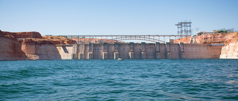 Glen Canyon Dam forebay