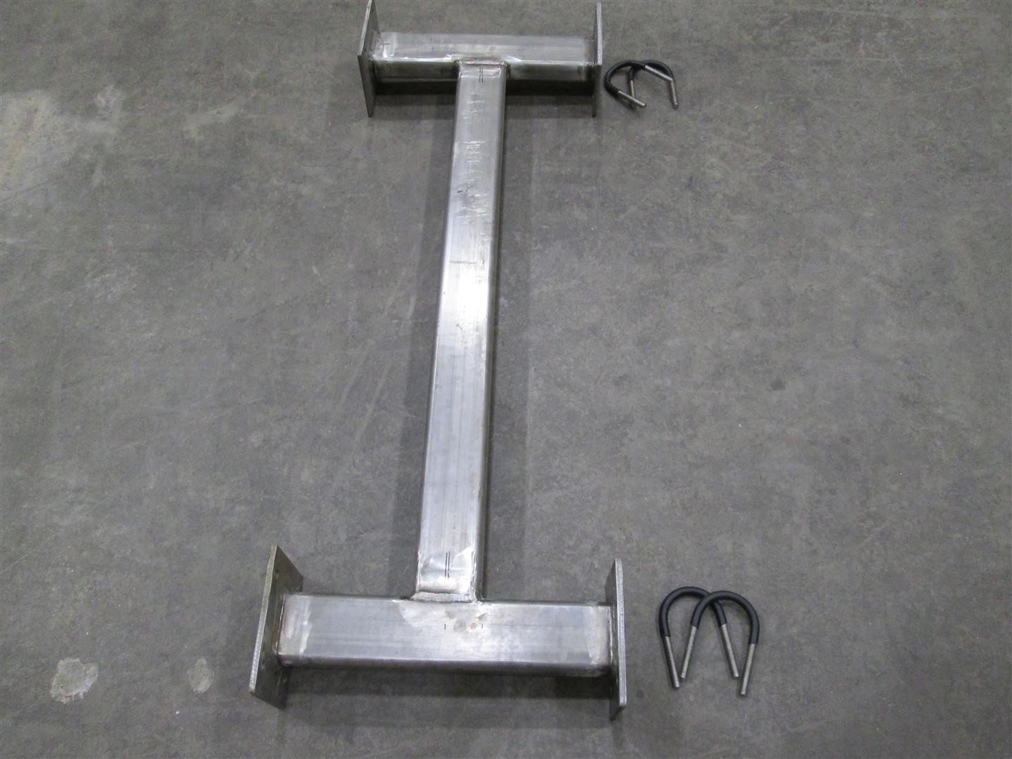 Crystal mechanics manufactured four new stainless steel carrier beams. Each carrier beam measures over four feet long and connects to the gate stems on one side and runs along the guide rail against the dam wall on the other side. The carrier beams provide additional support to the gate stems, which is needed because of its unique angle at Crystal Dam.