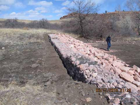 In 2013, sediment dams were placed in Soldier Canyon, upstream of Horsetooth Reservoir.