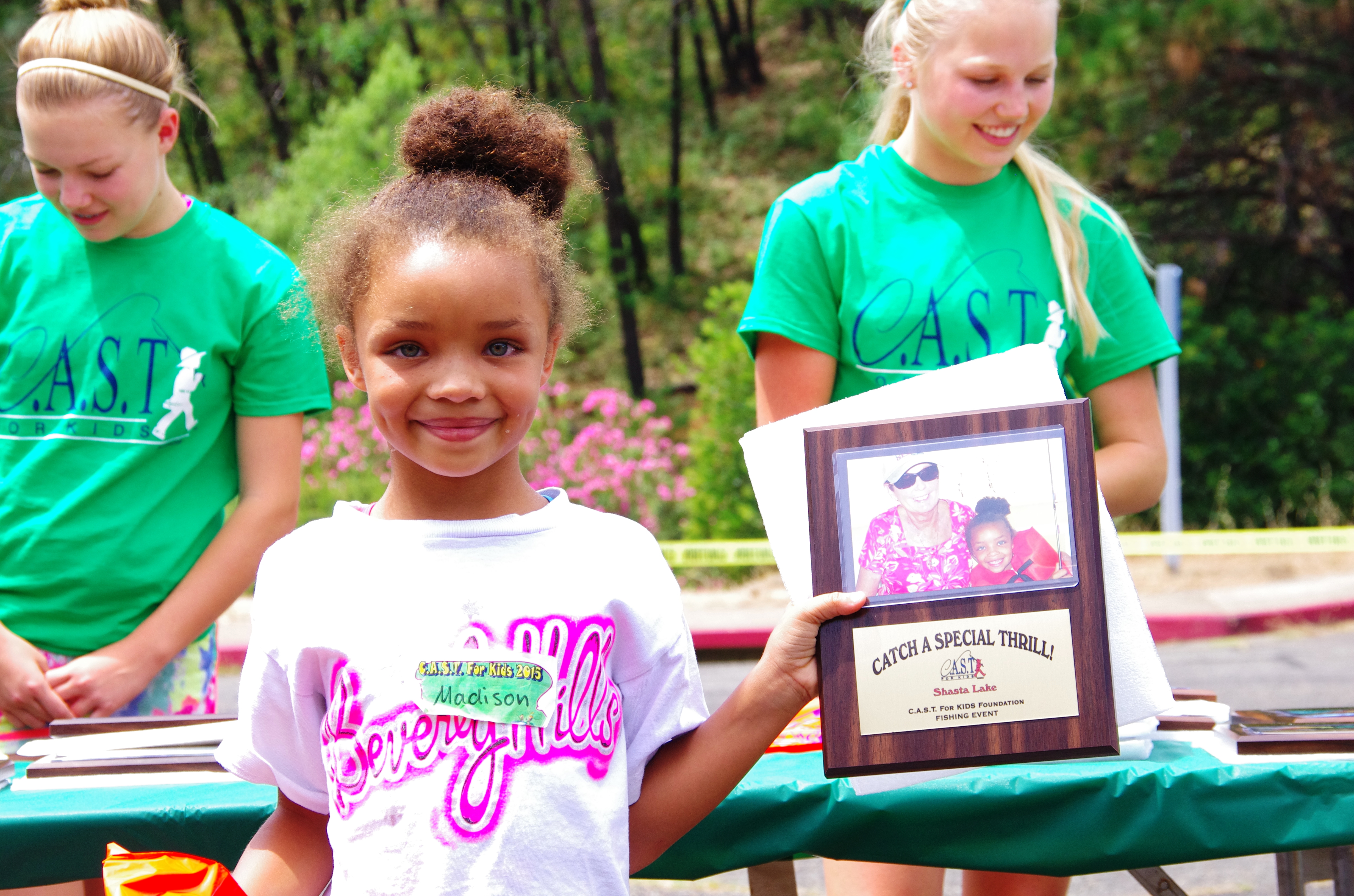 Reclamation and the C.A.S.T. (Catch a Special Thrill) for Kids Foundation gathered to share a day of fishing and boating.