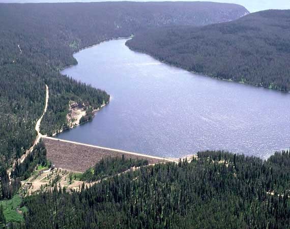 Grassy Lake Dam