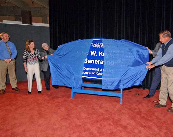 Photo taken May 12, 2009. Unveiling the new sign.