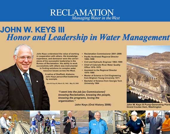 Photo taken May 12, 2009. John W. Keys Exhibit on display at the beginning of the tour.