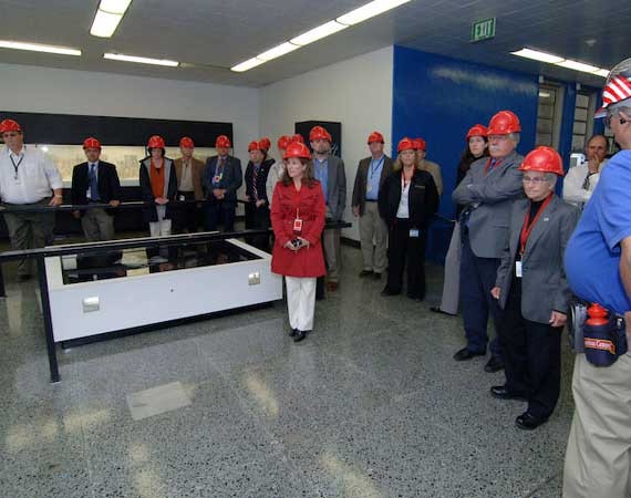 photo taken May 12, 2009. Touring the John W. Keys III Pump-Generating Plant.