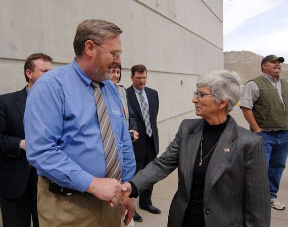 Photo taken May 12, 2009. Dell Keys and Bill McDonald.