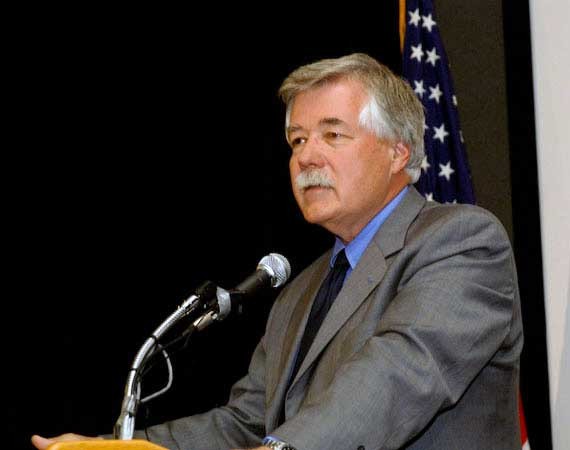 Photo taken May 12, 2009. Bob Johnson, former Commissioner, Bureau of Reclamation.