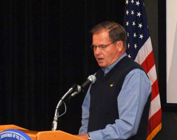 Photo taken May 12, 2009. Dick Ericksen, representing East Columbia Basin Irrigation District, Quincy-Columbia Irrigation District, and South Columbia Basin Irrigation District.