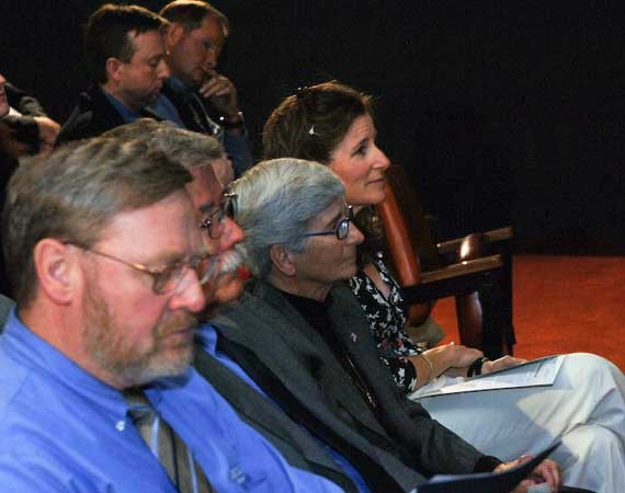 Photo taken May 12, 2009. Bill McDonald, Bob Johnson, Dell Keys, and Robin Fisher.