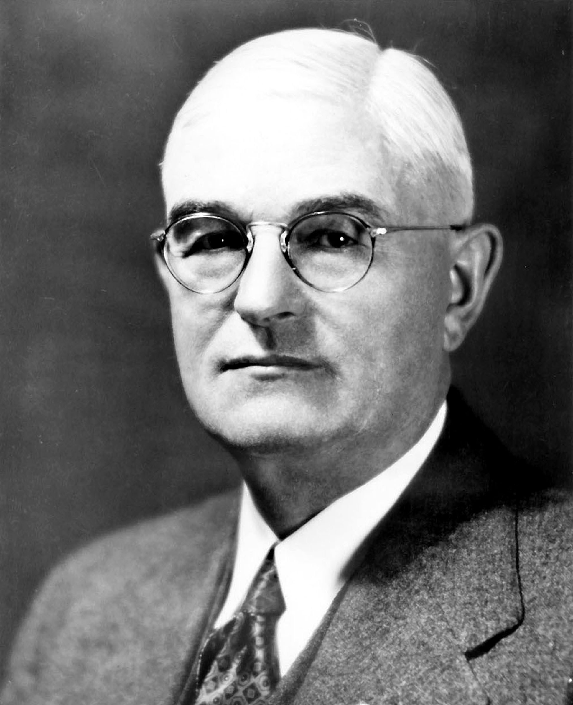 December 12, 1945. Frank A. Banks, Supervising Engineer at Grand Coulee Dam.