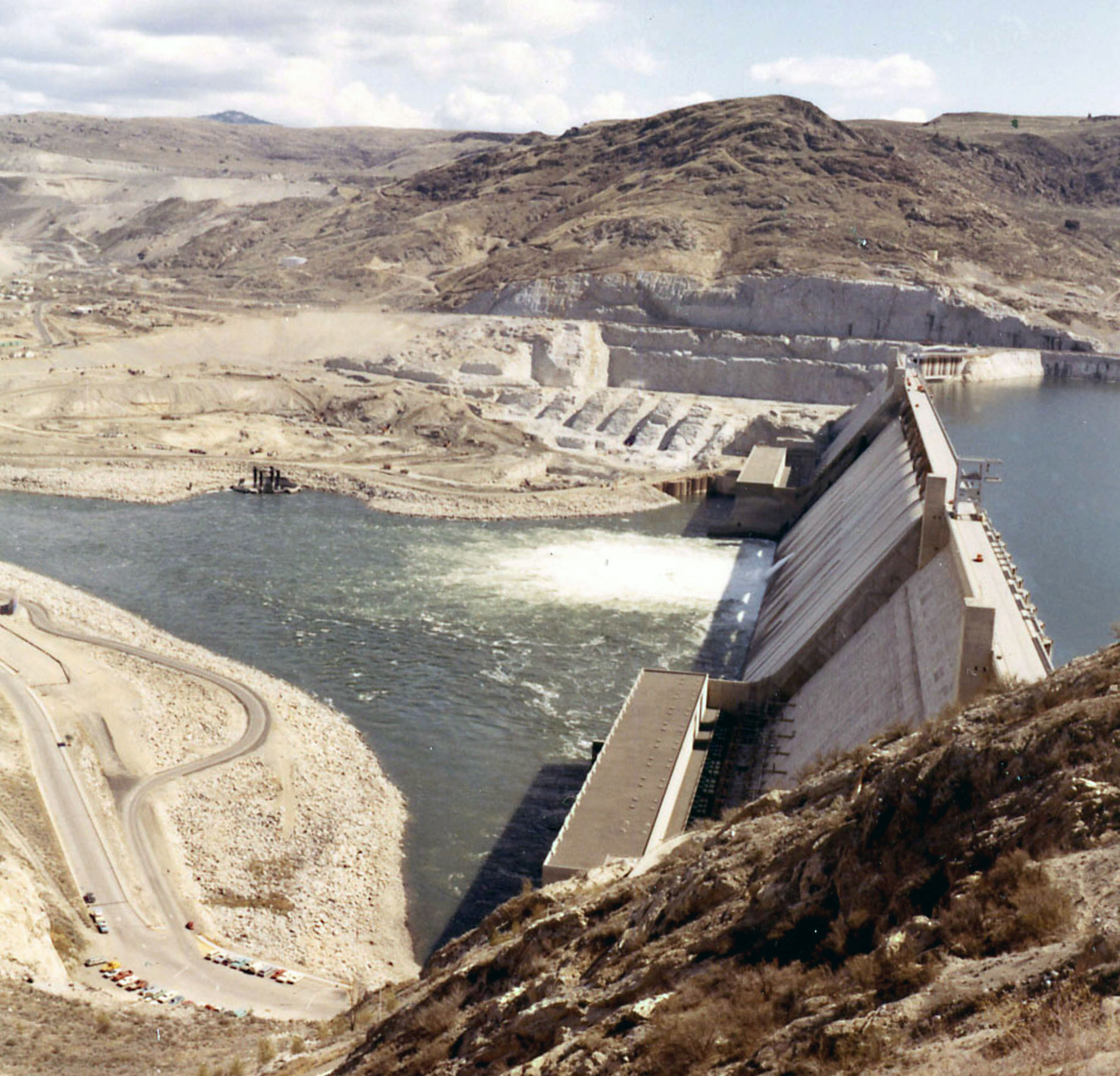 May 4, 1970. Third Power Plant construction at Grand Coulee Dam