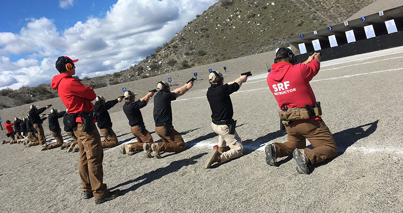 Security Force practice shooting