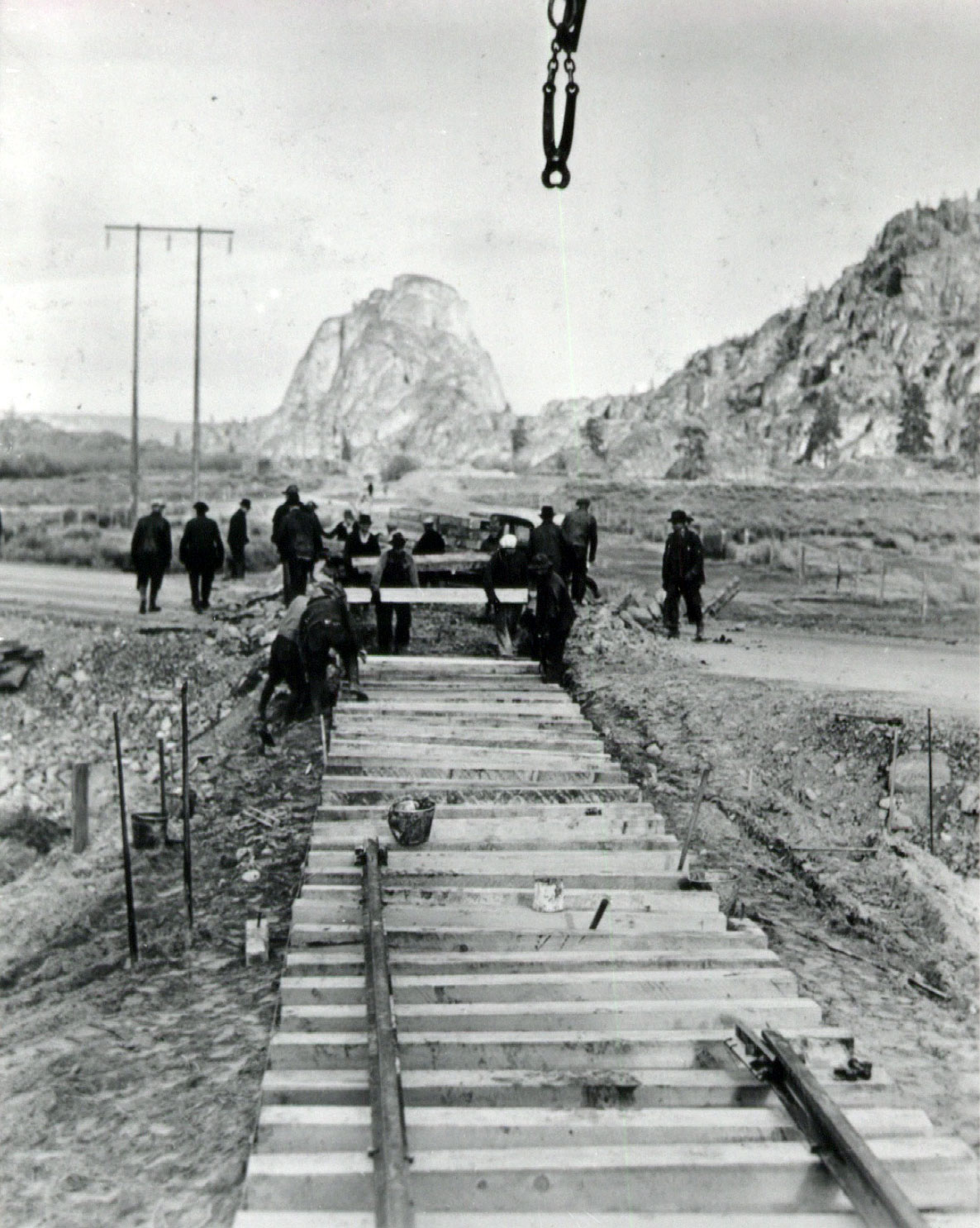 Supply Train. Coulee City - Coulee Dam Railroad.